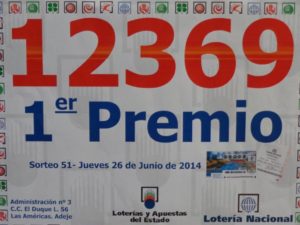 Primer premio Loteria