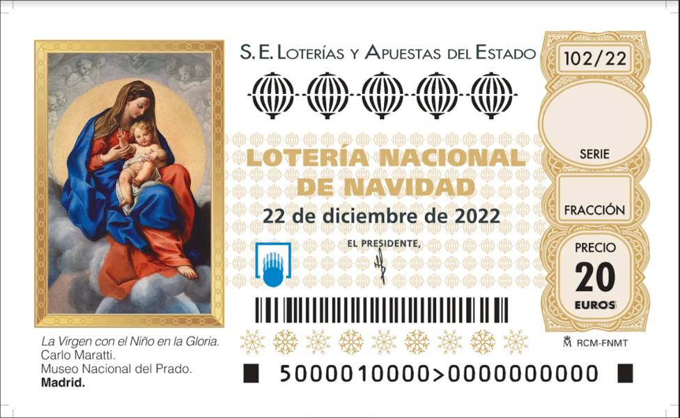 Lotería de Navidad 2022 Nº 62